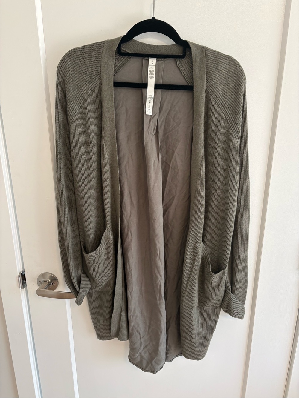 lululemon still at ease wrap, size 2